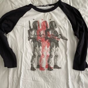 Junk Food Star Wars Boba Fett baseball t-shirt